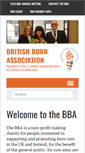 Mobile Screenshot of britishburnassociation.org