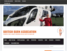 Tablet Screenshot of britishburnassociation.org